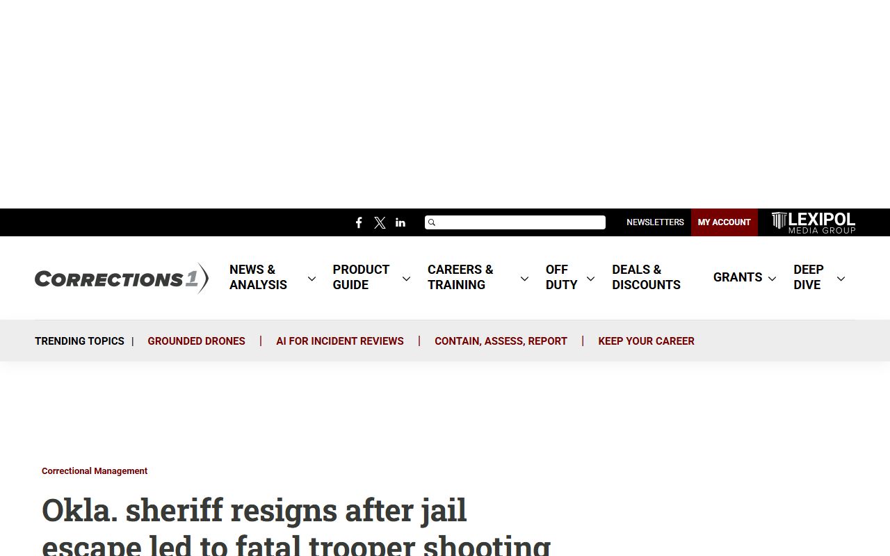 Okfuskee County jail oversight news for inmate records